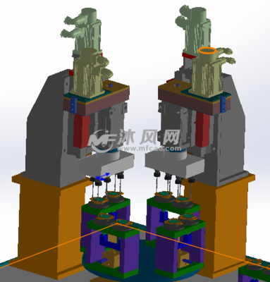 多工位鉆孔攻絲機(jī)模型